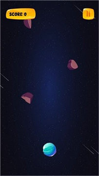 击碎太空岩石