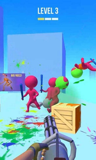 彩弹射击3D游戏