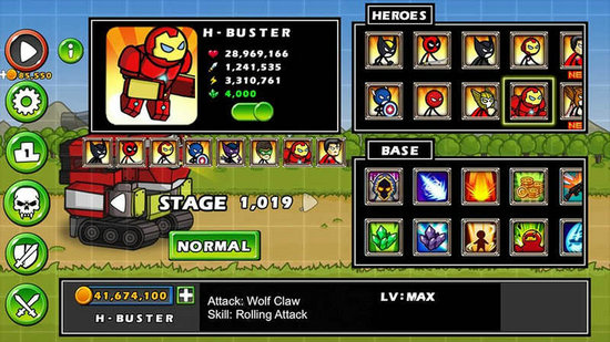 英雄战争超级火柴人防御最新无敌版