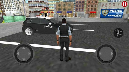 乡村警车巡查模拟