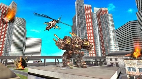 武装直升机机器人模拟器
