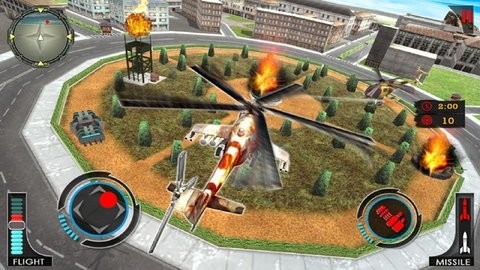 武装直升机机器人模拟器