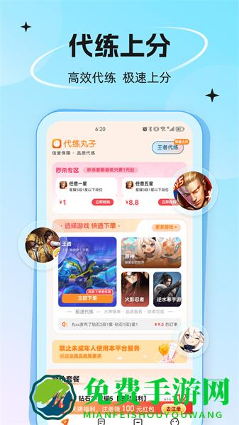 代练丸子平台