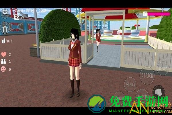 樱花校园模拟器英文版2024最新版