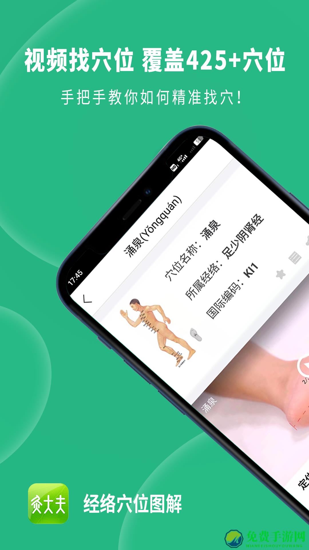 绿色版本灸大夫(经络穴位图解)