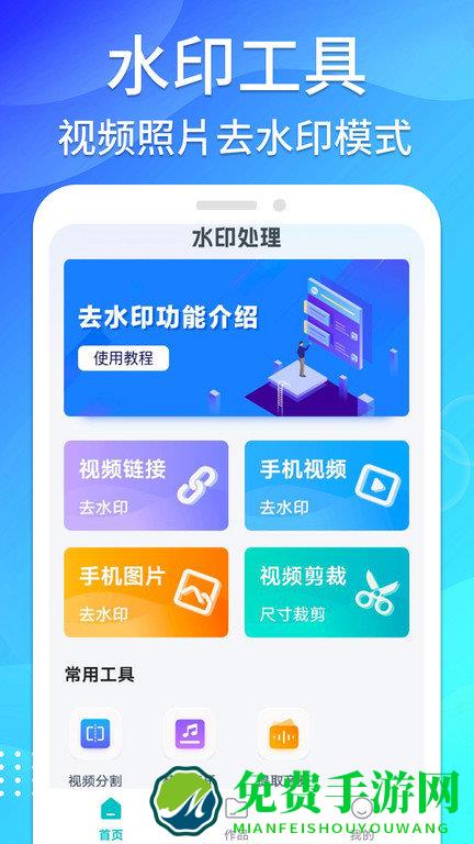 免费无痕去水印软件(视频去水印)