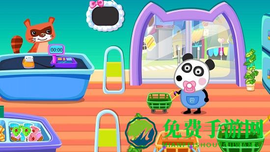 熊猫宝宝逛超市游戏