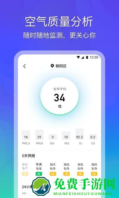 云朵天气预报