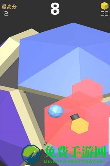 球球六边形3d