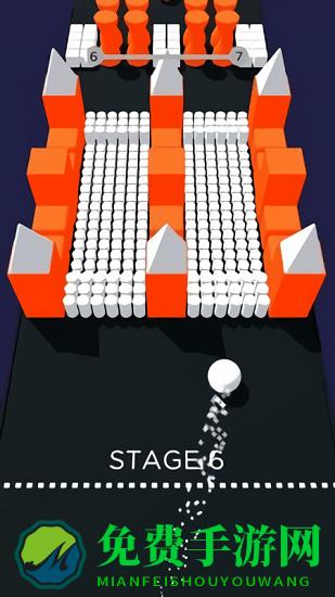 彩色冲撞3d