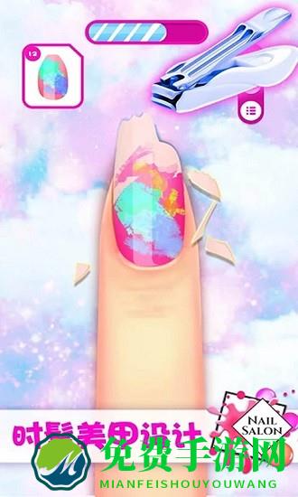小魔仙换装美甲