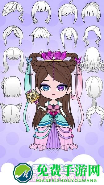 罗丽公主最美发型编织游戏