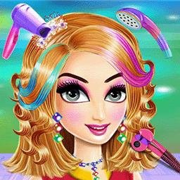 甜心公主美发化妆游戏