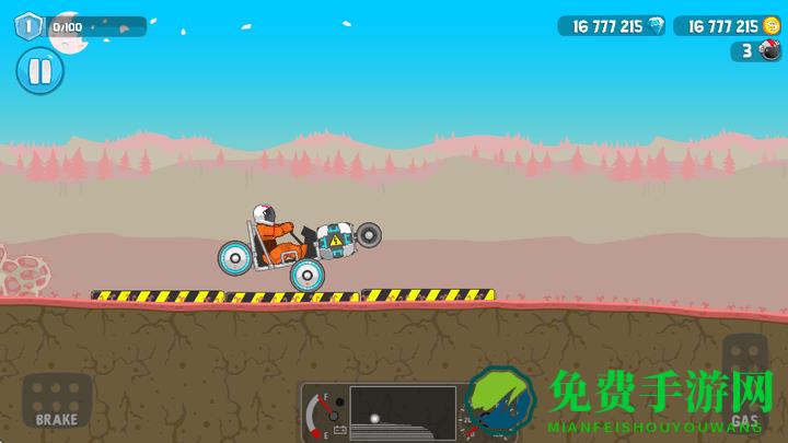爬坡太空车中文破解版(RoverCraft)